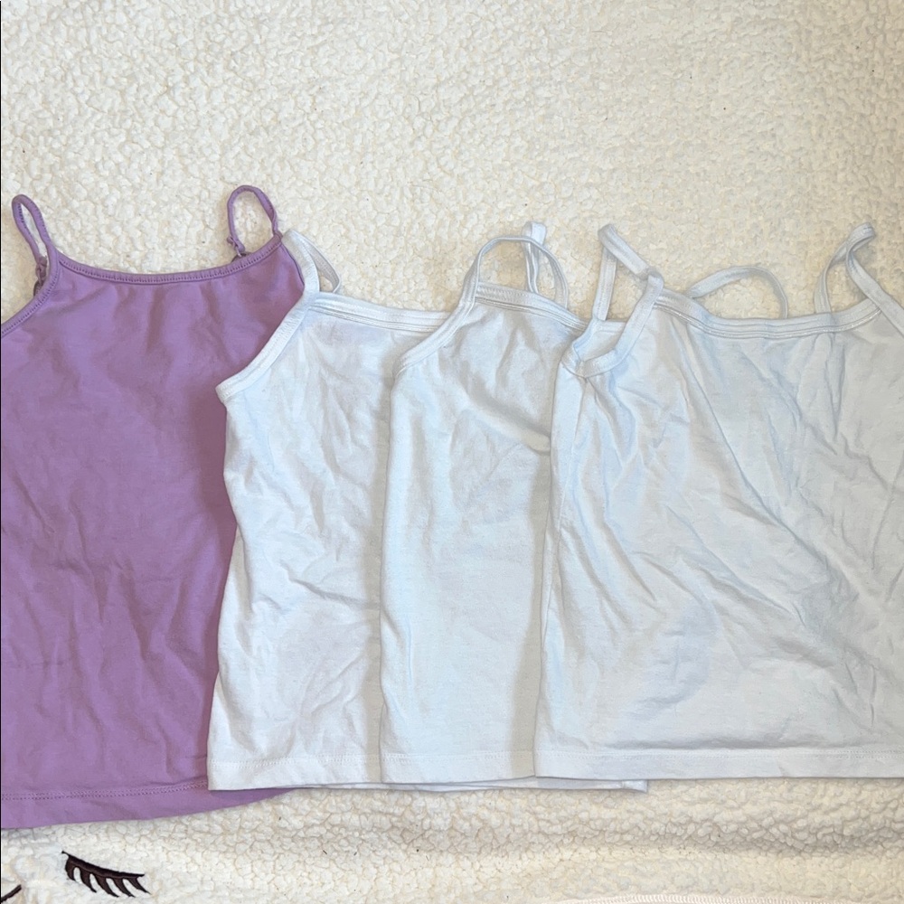 Girls Purple and White Camisole’s